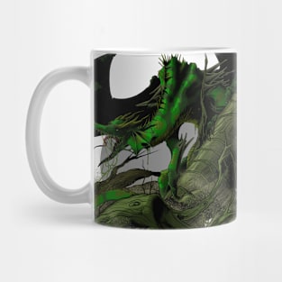 Dungeons, Dice and Dragons - Green Dragon Mug